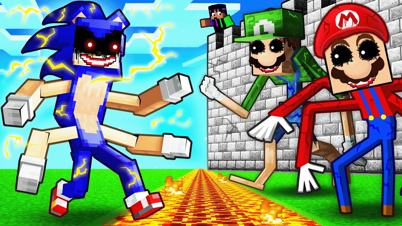 I Hired The MUTANT MARIO BROS to Defend my Base from MUTANT SONIC!