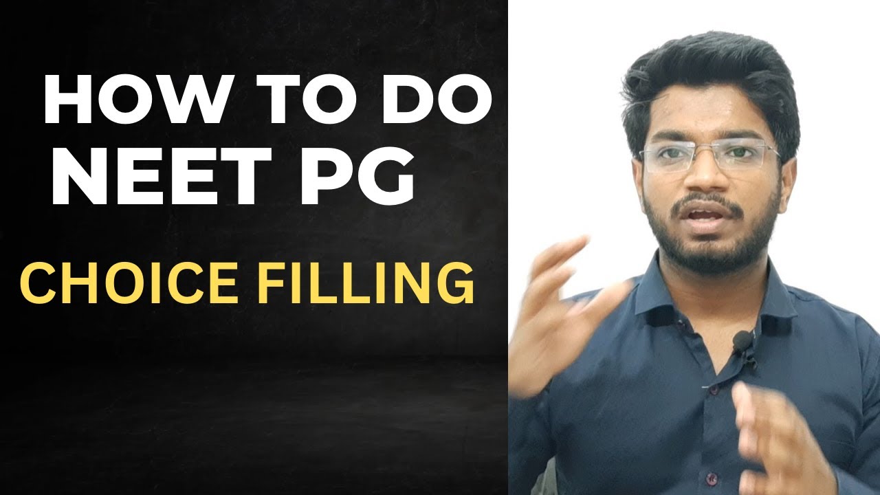 How to do NEET PG Choice filling | How to choose college in  NEET PG counselling | NEET PG 2024