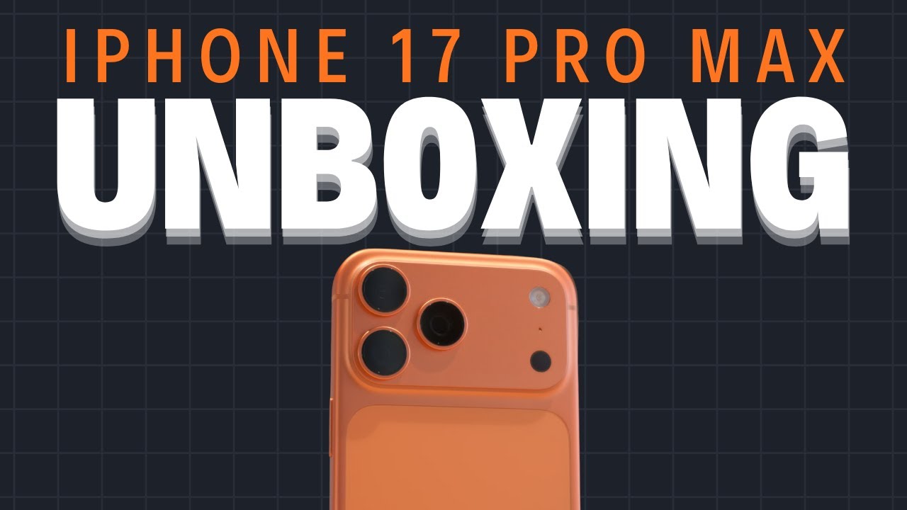 Unboxing iPhone 17 Pro Max: Será que eu errei na cor?