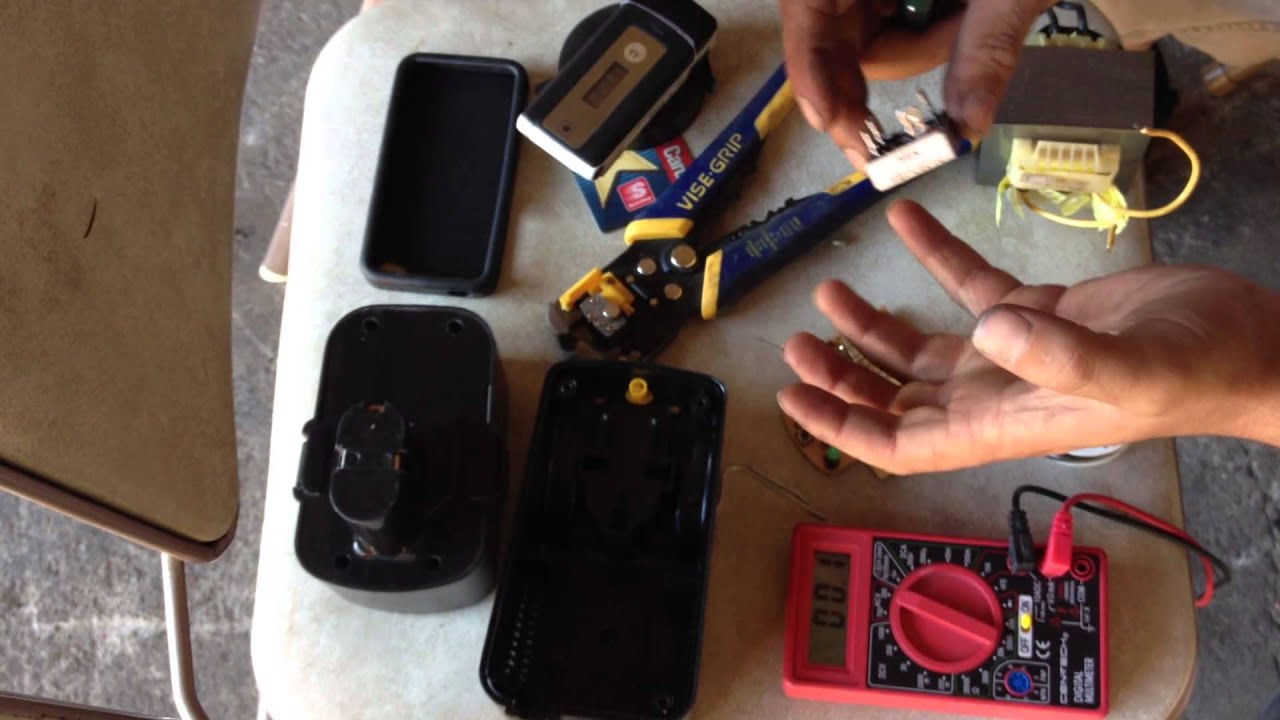 Repairing a Nickel Cadmium Battery Charger (Ni-Cad)