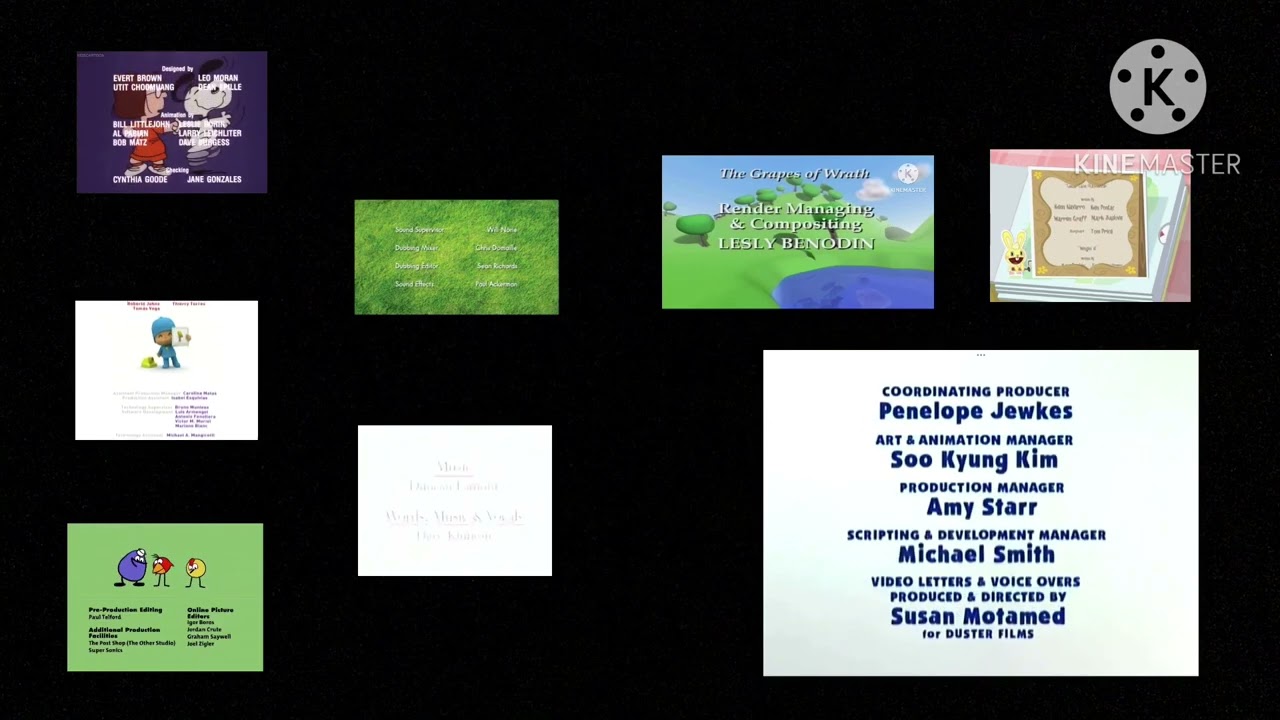 Curious George, Shaun the Sheep, VeggieTales, TAOS, HNYCB, P&TBWW, Pocoyo, BC & HTF credit remix