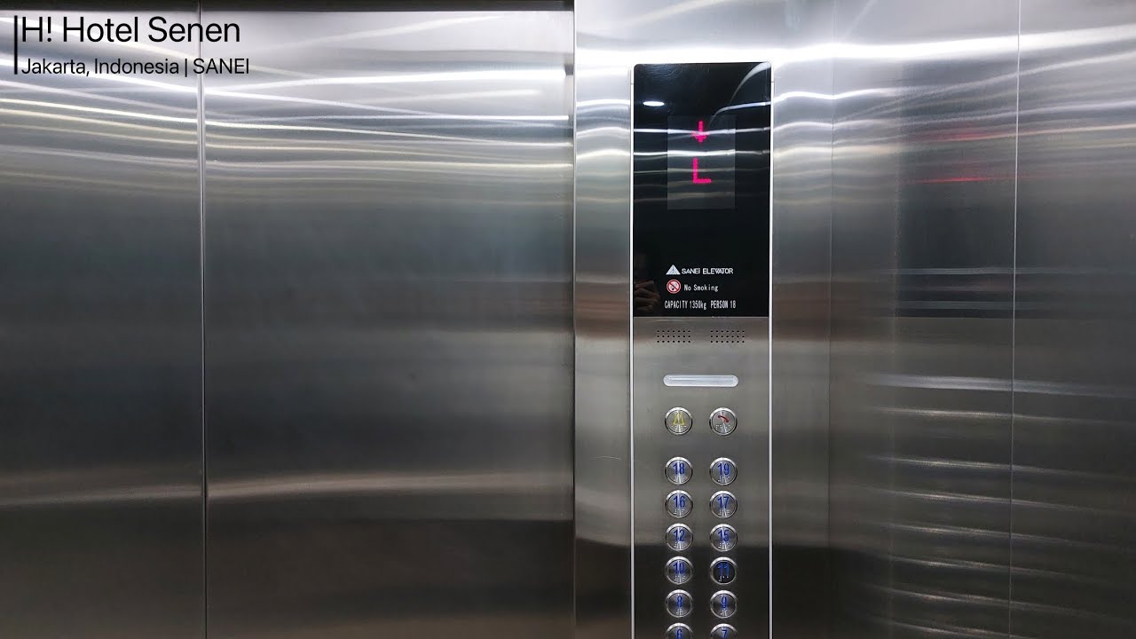 SANEI Traction Elevator at Hi Hotel Senen, Jakarta