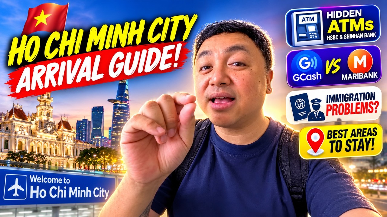 Ho Chi Minh City Arrival Guide | Hidden ATMs, Immigration Problems & Best Areas to Stay!