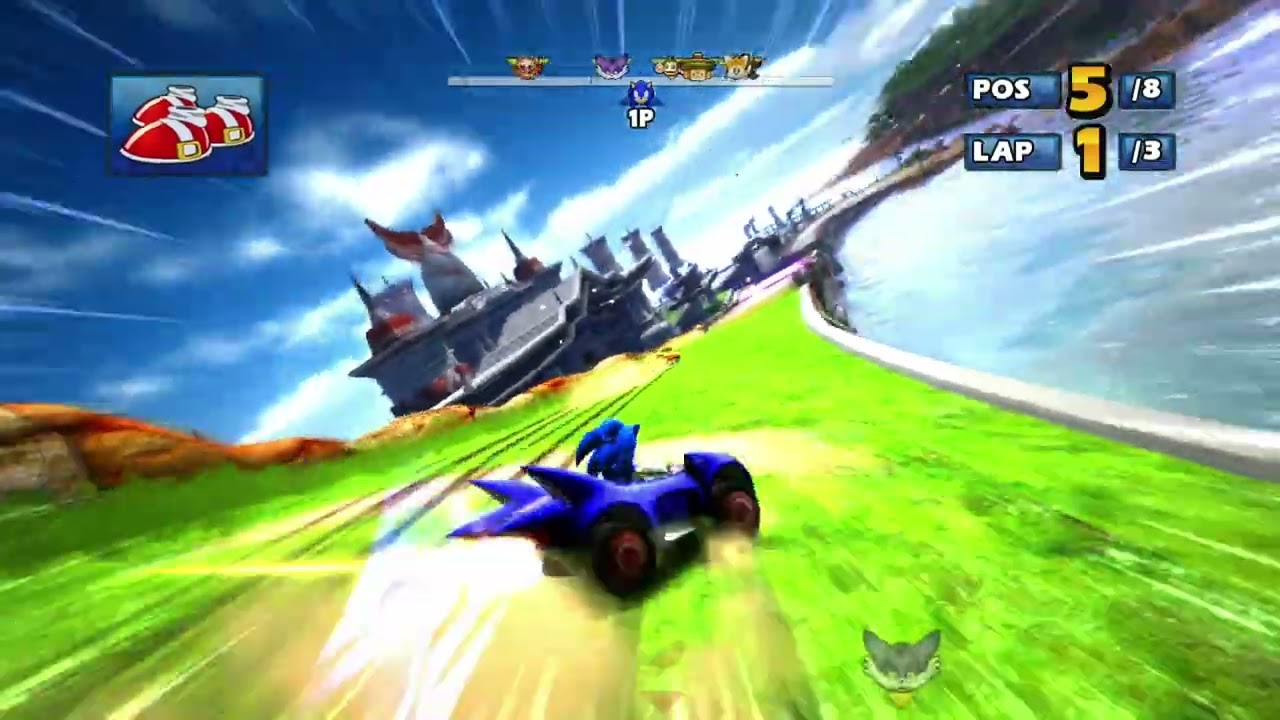 Playing Badly SONIC & SEGA ALL-STARS RACING Grand Prix