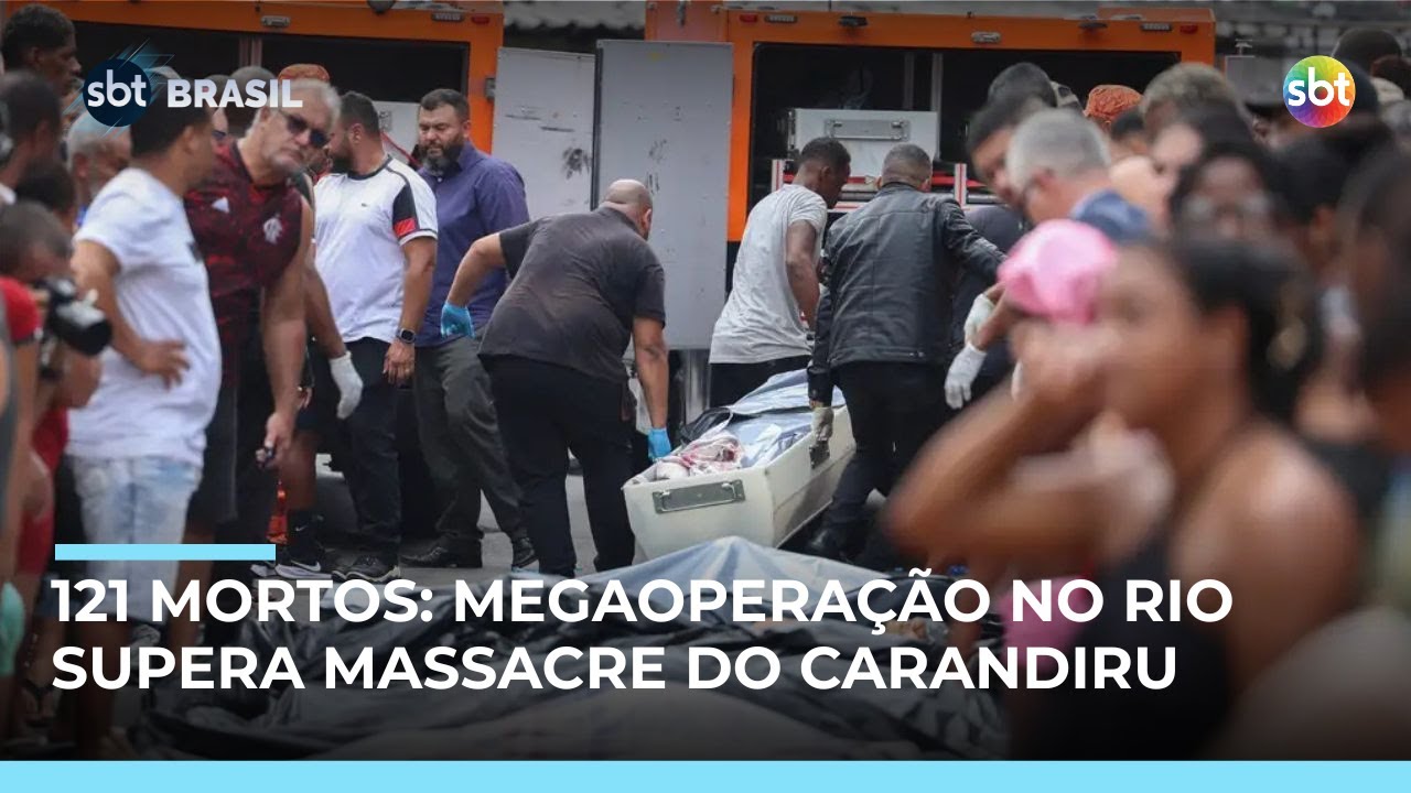 121 mortos: SBT entra em mata onde corpos foram encontrados após megaoperação no Rio | 