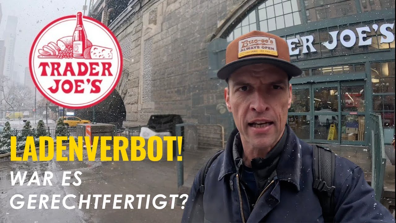 Sie haben mich RAUSGEWORFEN?! 😱 Trader Joe's Drama in New York