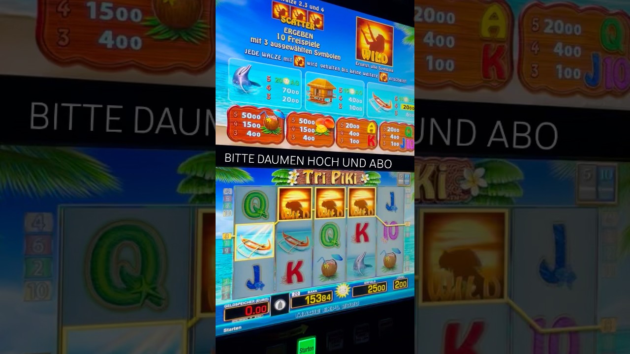 Tri Piki gibt Freispiele auf 2 Euro.