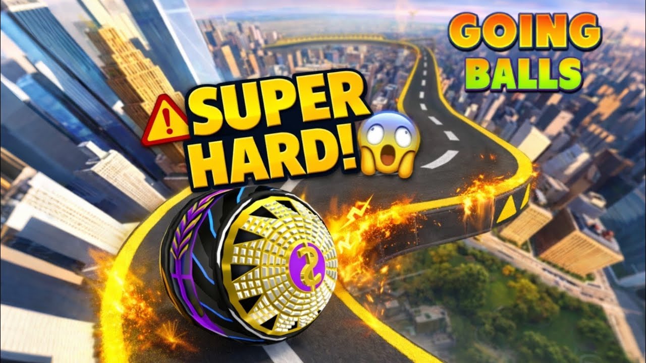 Going Balls Sky City Track | Super Hard Level