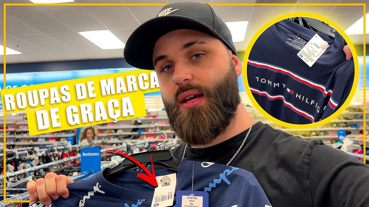 ROUPAS DE GRIFE/MARCA POR MENOS DE $10 NA LOJA MAIS MAIS BARATA DOS ESTADOS UNIDOS