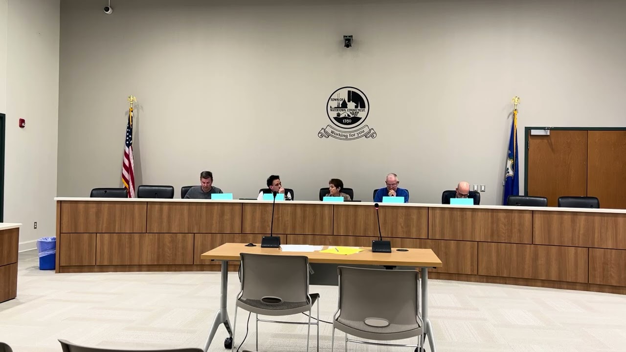 March 16,2026 Watertown CT Water and Sewer Bipartisan Committee