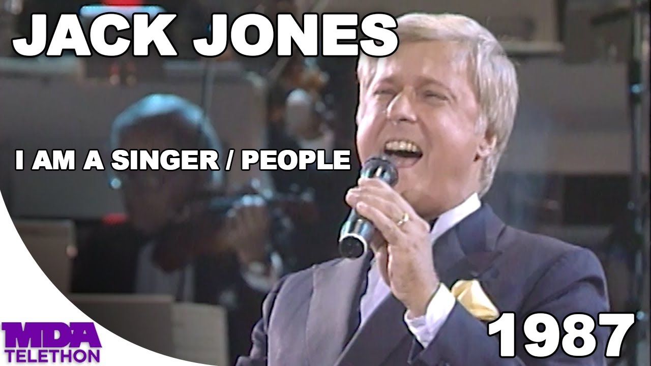Jack Jones - I Am A Singer & People | 1987 | MDA Telethon