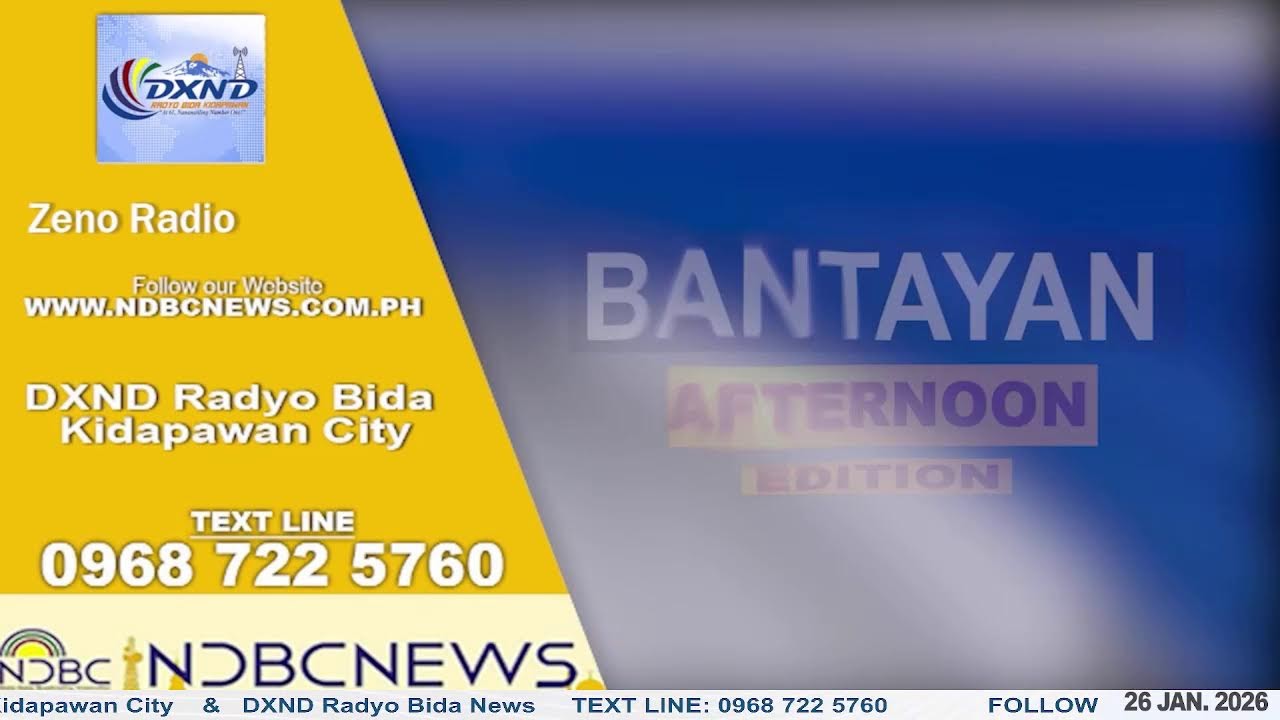 BANTAYAN AFTERNOON EDITION   | JANUARY 26, 2026