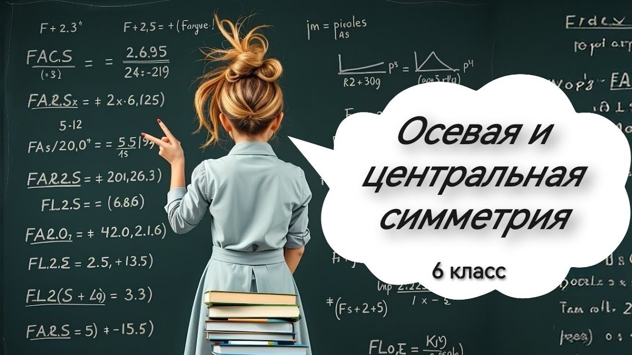 Осевая и центральная симметрия, 6 класс