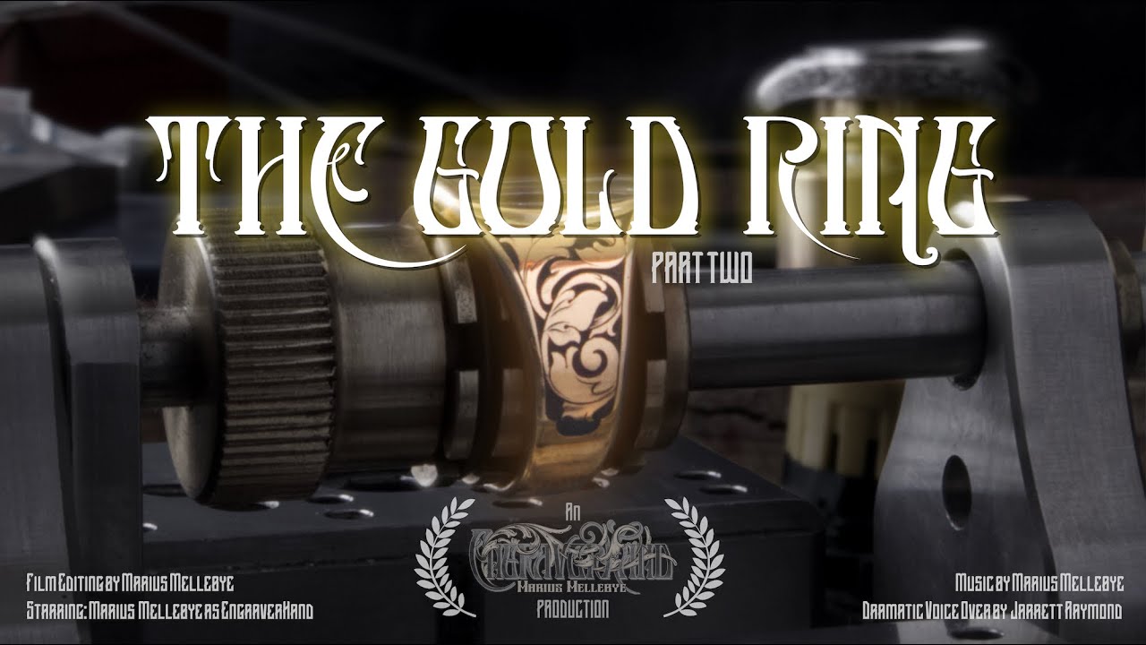 Hand Engraving - The Gold Ring - Part Two