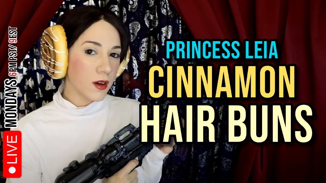 Let's make May the 4th Leia Cinnamon Bun hair!