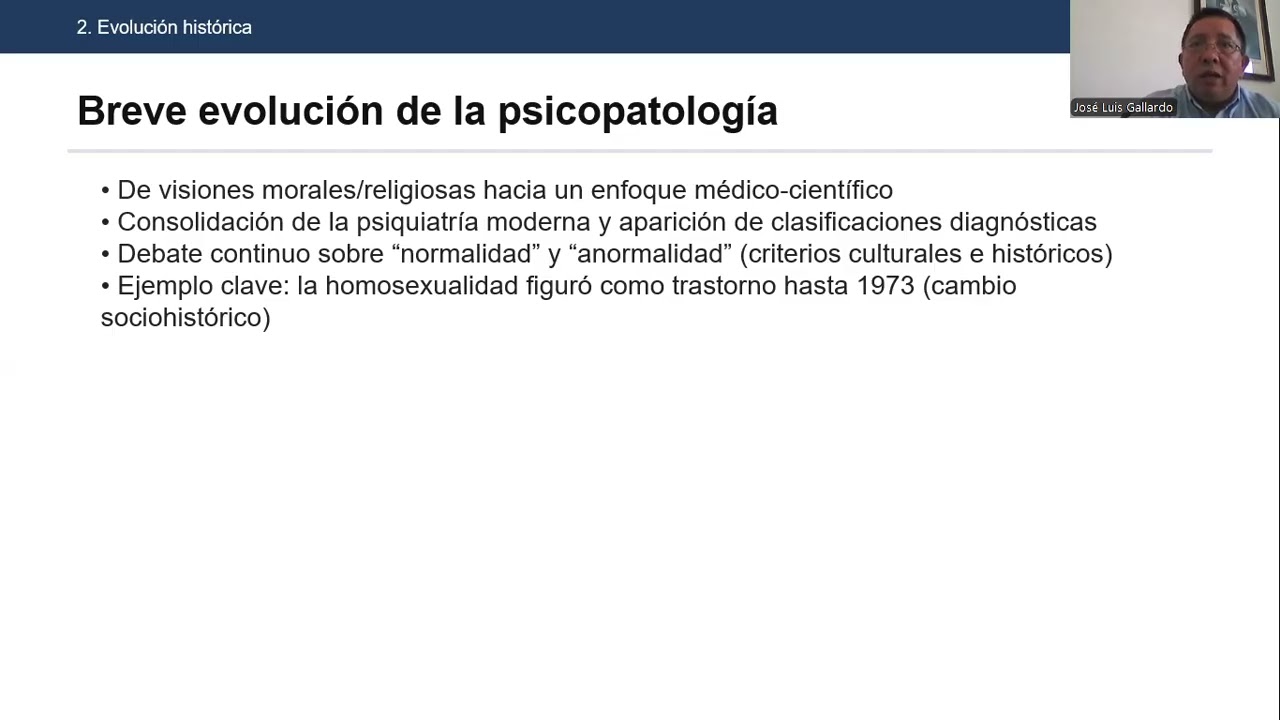 PRESENTACIÓN EN VIDEO DE PSICOPATOLOGÍA EVOLUTIVA