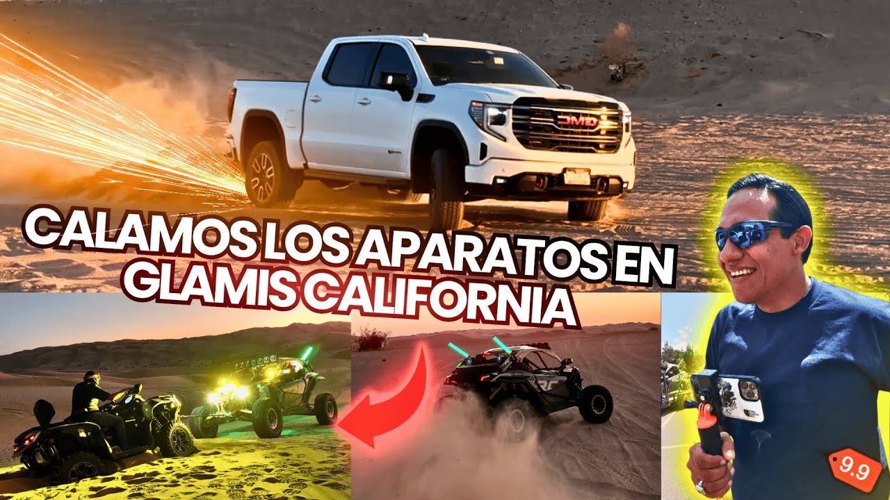 🚨PADRINO ALEXIS | FUIMOS A GLAMIS Y NO QUISIERON DEJARNOS ENTRAR A MEXICO 😒🇲🇽 #tazodorado #offroad 