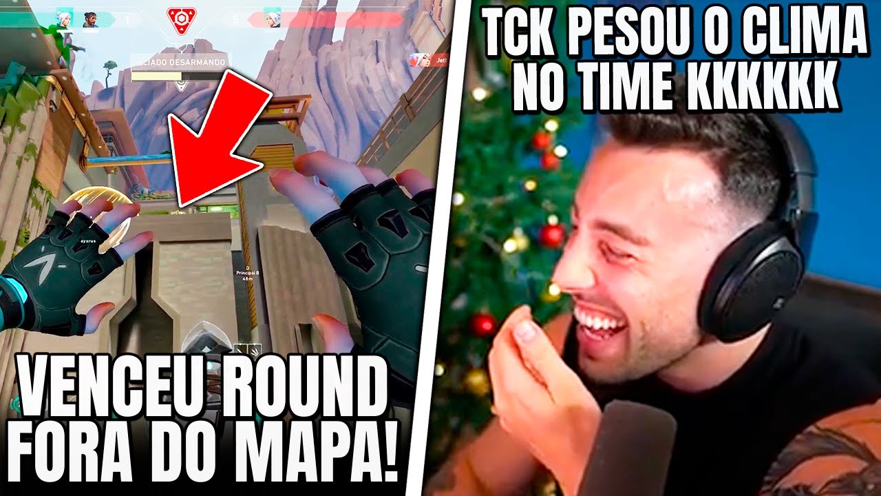 RADIANTE VENCEU O ROUND FORA DO MAPA! TCK FICOU ENVERGONHADO COM O TIME APÓS FALAR ISSO - VALORANT