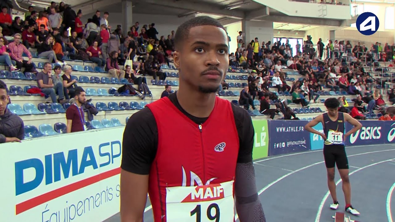 Miramas 2020 : Finale 200 m Juniors M (Pablo Mateo en 21''32)