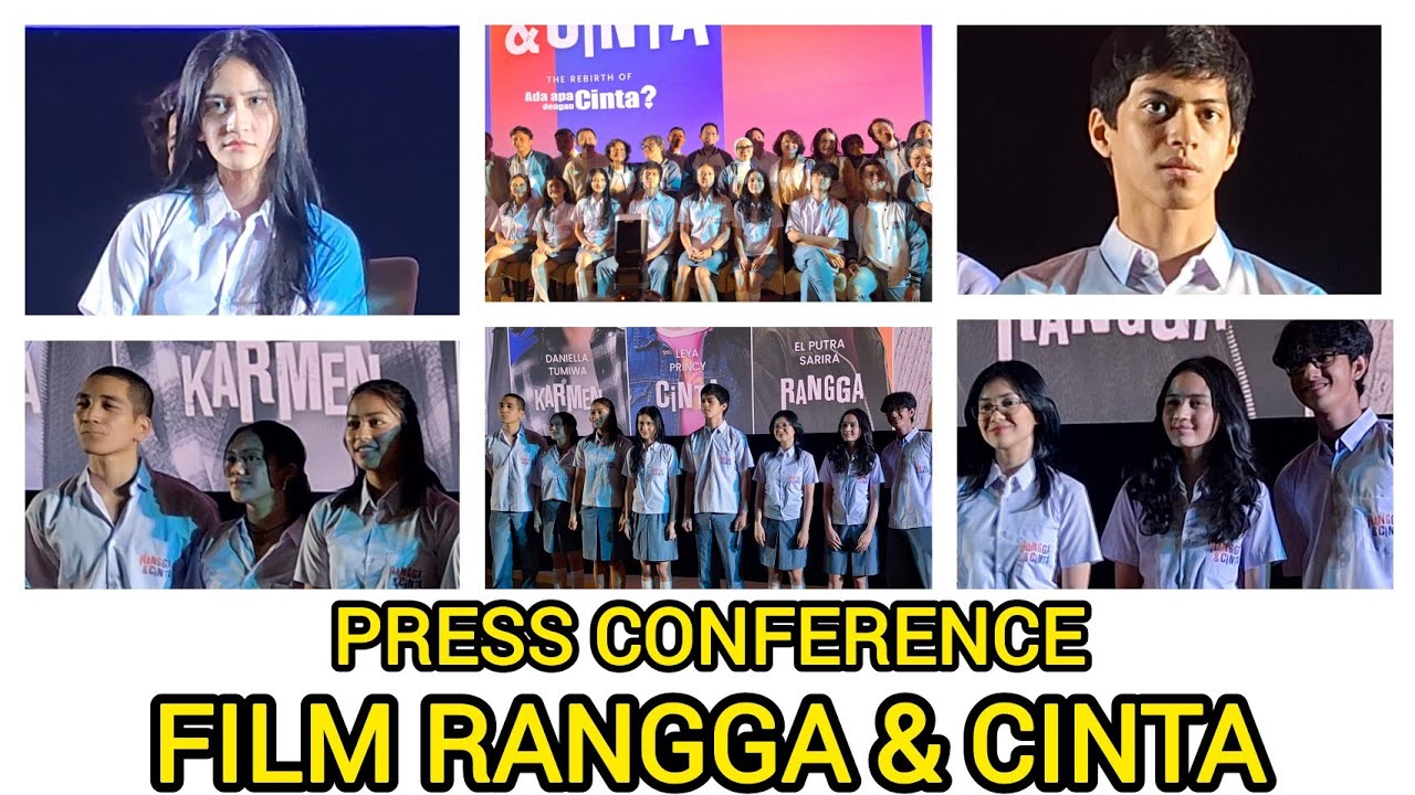 FILM RANGGA & CINTA ( JAJARAN CAST & FILM MAKER ) PRESS CONFERENCE #video #movie #film