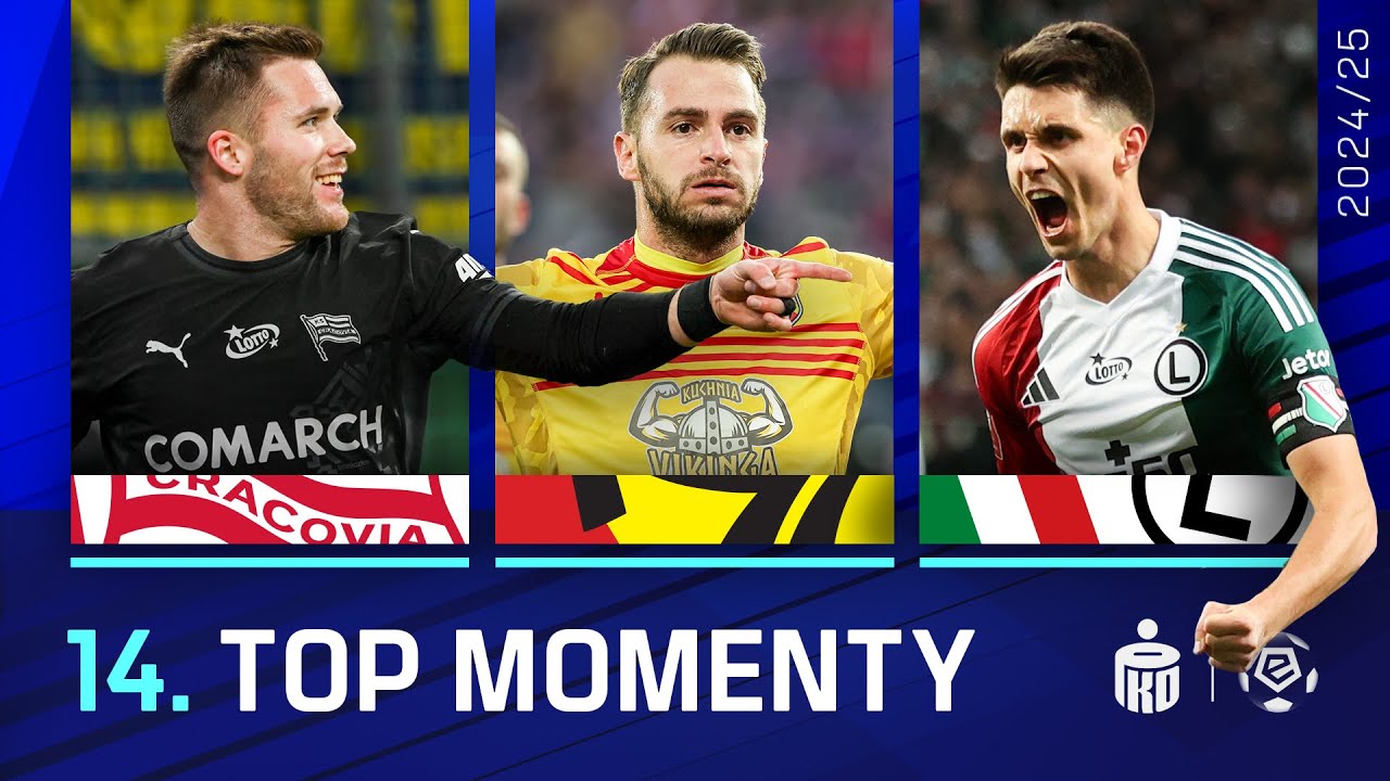 ALE PRZEWROTKA! HIT DLA LEGII! LECH PRZEGRAŁ! | TOP MOMENTY | GOLE 14. KOLEJKI | EKSTRAKLASA 2024/25