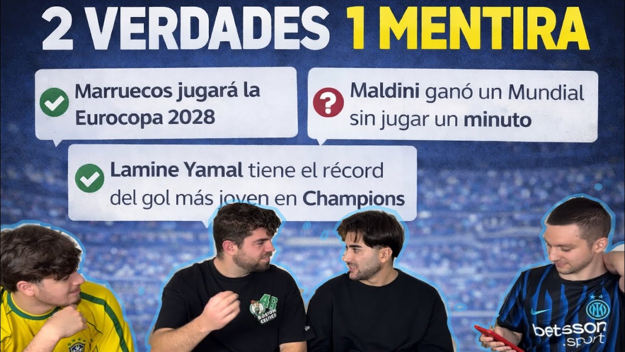 2 VERDADES y 1 MENTIRA del FÚTBOL ⚽ | ¿Cuál es la falsa?