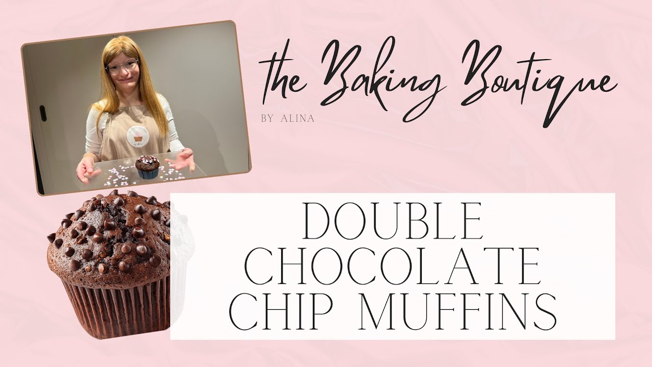 I Baked Rich and Soft Double Chocolate Chip Muffins