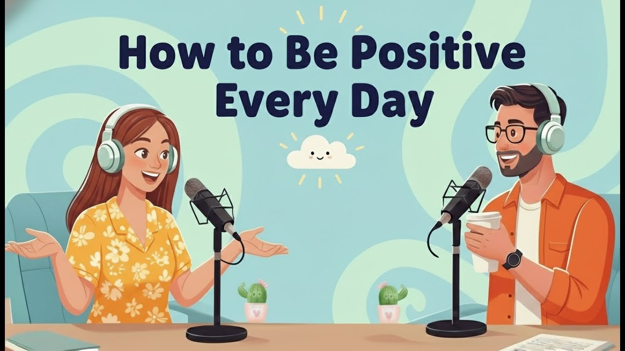 Easy English Conversation | How to Be Positive Every Day | Daily Life | English Podcast