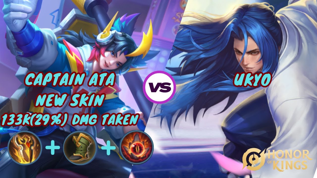 HONOR OF KINGS| ATA VS UKYO| ATA REALLY TIER C? NEW SKIN| ATA BUILD AND GUIDE 