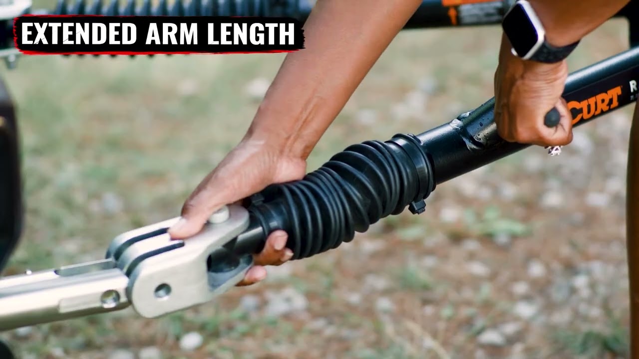 CURT Rambler Steel RV Tow Bar | Easy Release, Lightweight Design, 7,500 lbs. Capacity