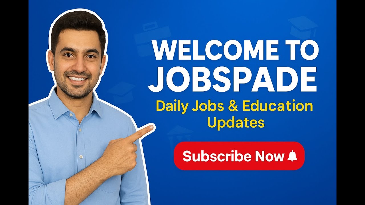 Welcome to Jobspade || Daily Govt Jobs || Education & Schemes Updates