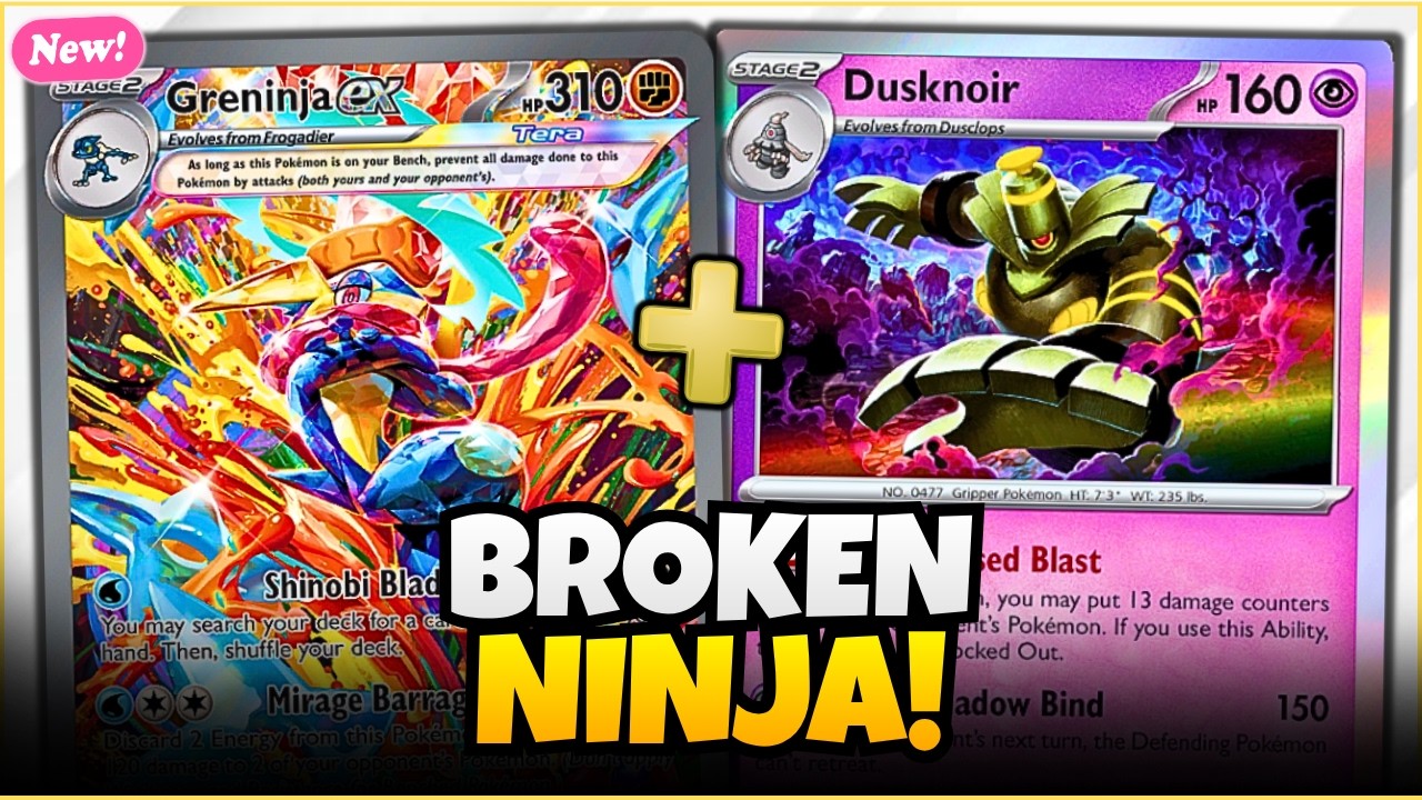 INSANE Greninja ex Deck DOMINATES Ladder Before Rotation 🔥 (Too Strong!) | Pokémon TCG Live