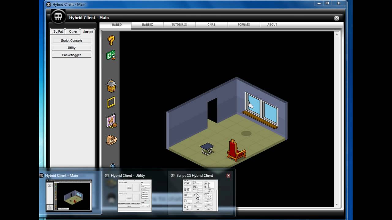 NEW Habbo Scripting - Hybrid Client Program