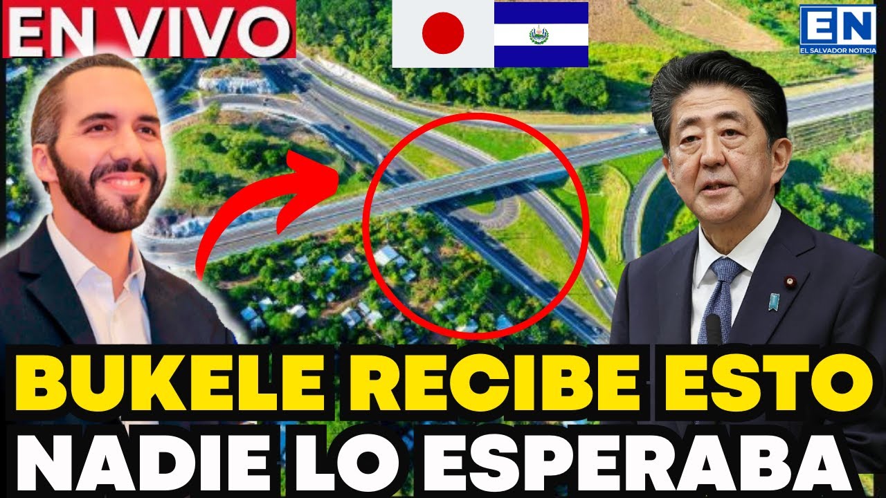 USA NO SE LO ESPERABA BUKELE RECIBE MEGA PROYECTO DE JAPÓN EL SALVADOR NOTICIA