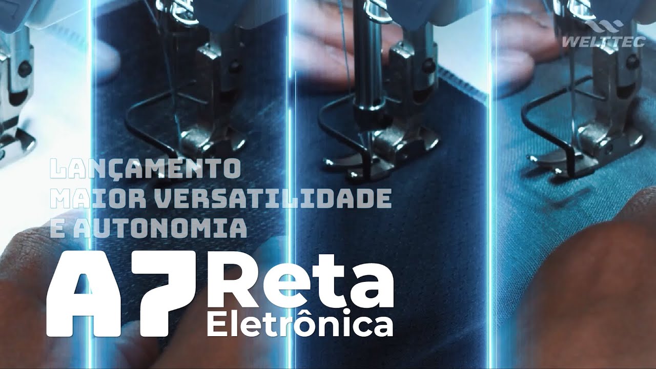 Lançamento Máquina Reta Eletrônica A7 Jack