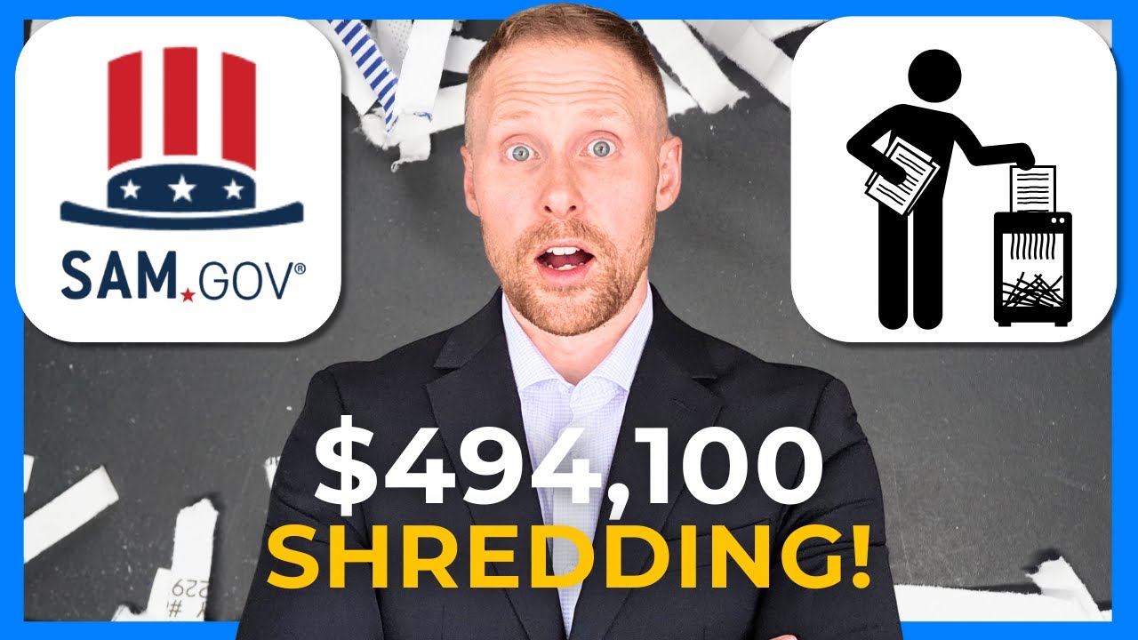 How to Use ChatGPT to Bid Government Contracts on SAM.gov (Paper Shredding Contract)