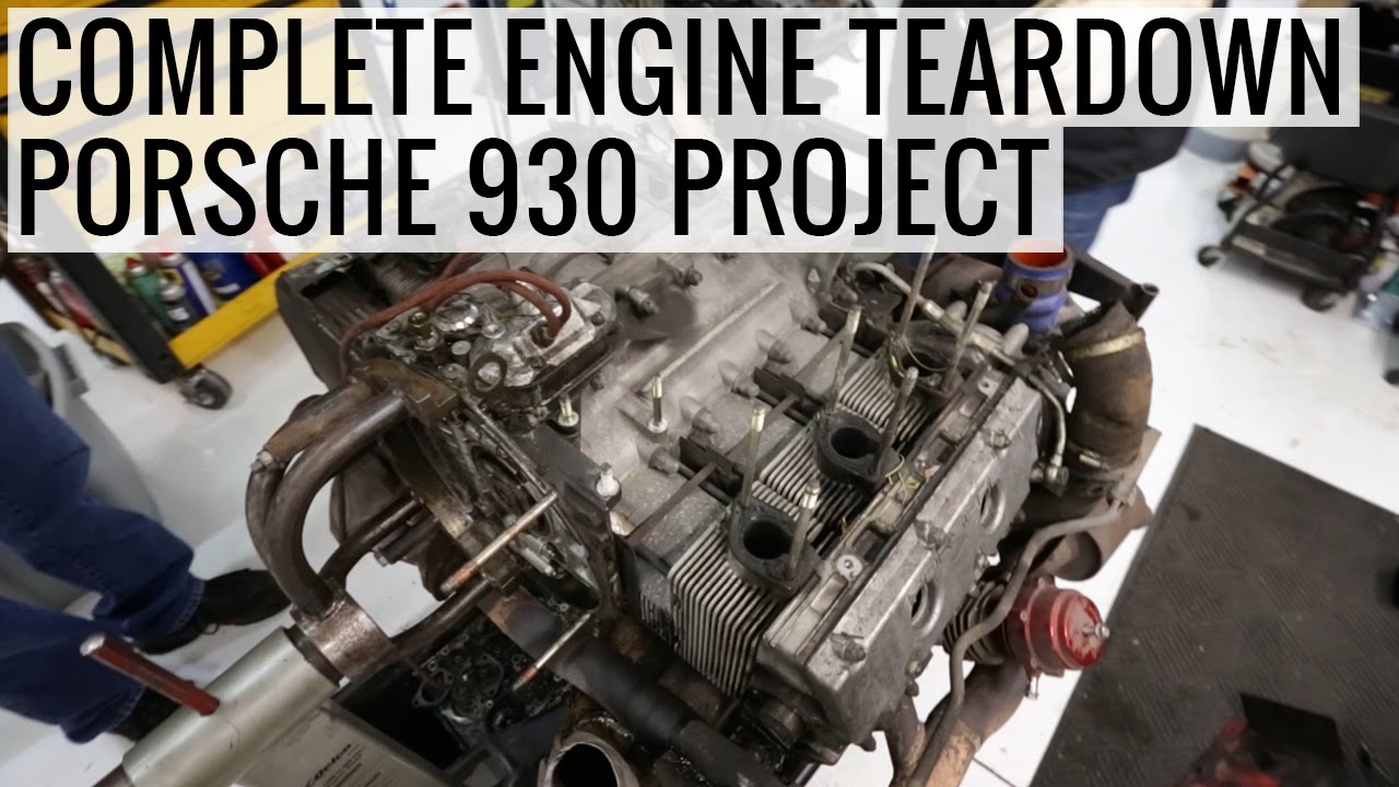 Complete Engine Teardown - Porsche 930 Project - EP02