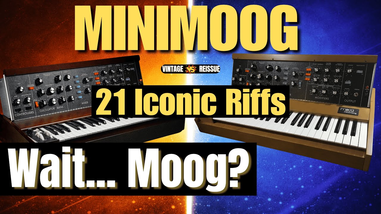 Minimoog Model D — 21 культовый рифф, который вы знаете (винтажные и переизданные версии)