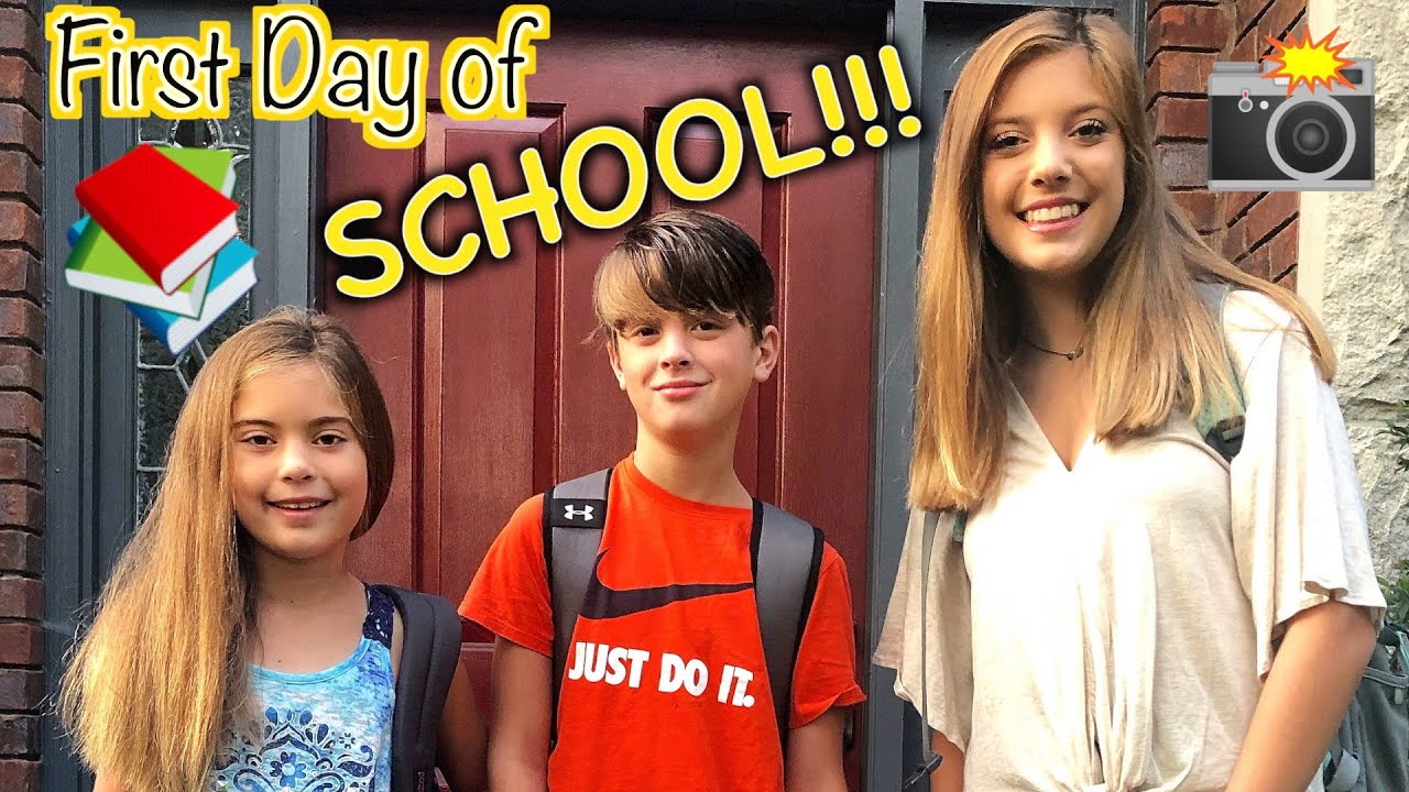 FIRST DAY BACK TO SCHOOL! 📚✂️✏️