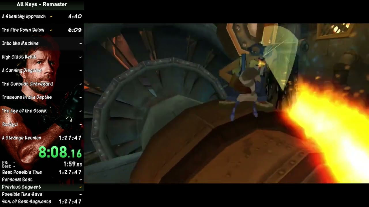 Sly Cooper all keys (ps3 remaster) speedrun in 1:19:38