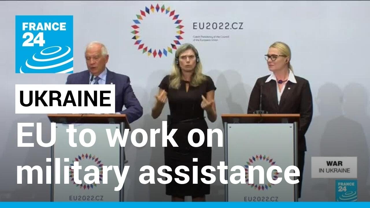 EU top diplomat says bloc to start work on military assistance mission for Ukraine &bull; FRANCE 24