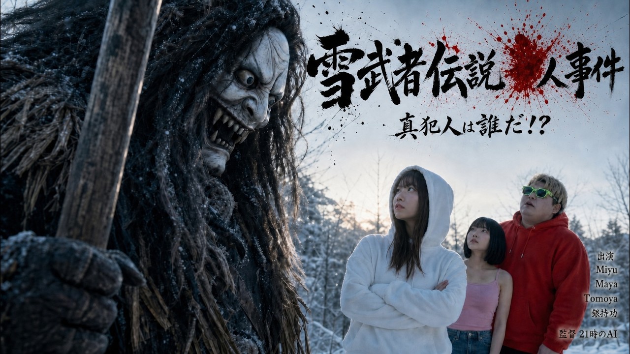 【金田一】雪武者伝説殺人事件【21時のAIが考える怖い話】