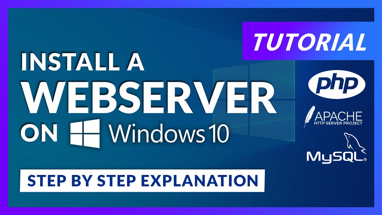 Install Full Webserver On Windows 10 | Apache PHP 8.0 MySQL