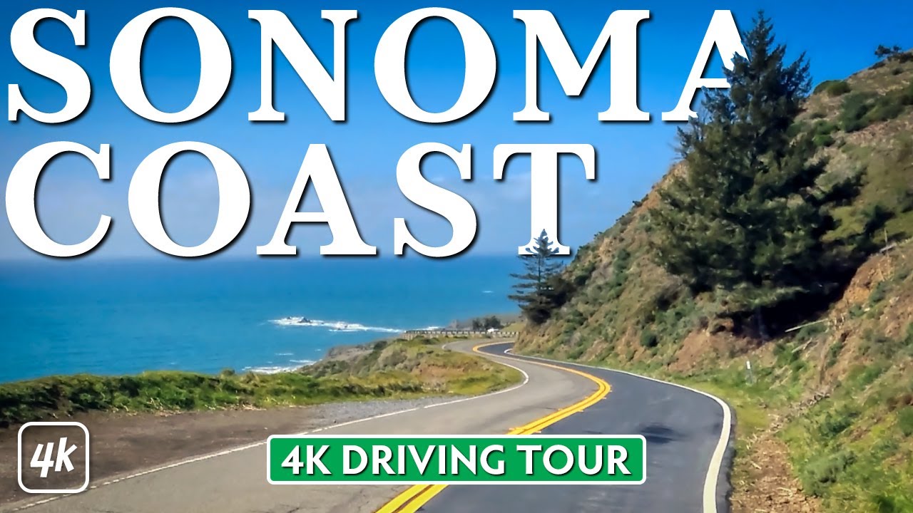 Take a SCENIC DRIVE along the SONOMA COAST, CALIFORNIA – 4K (Ultra HD) Road Trip