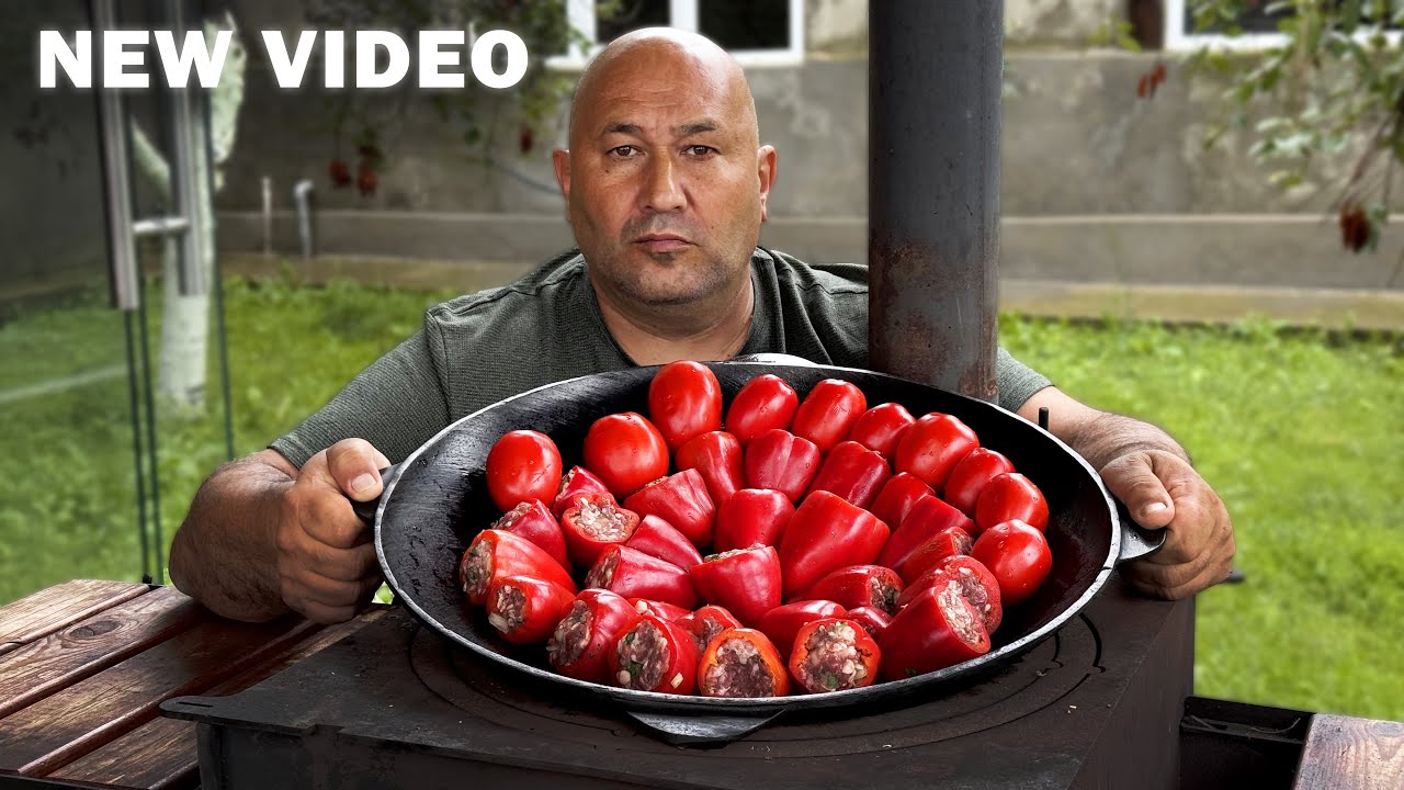 Приготовьте Долма из КРАСНОГО ПЕРЦА это Очень вкусно!