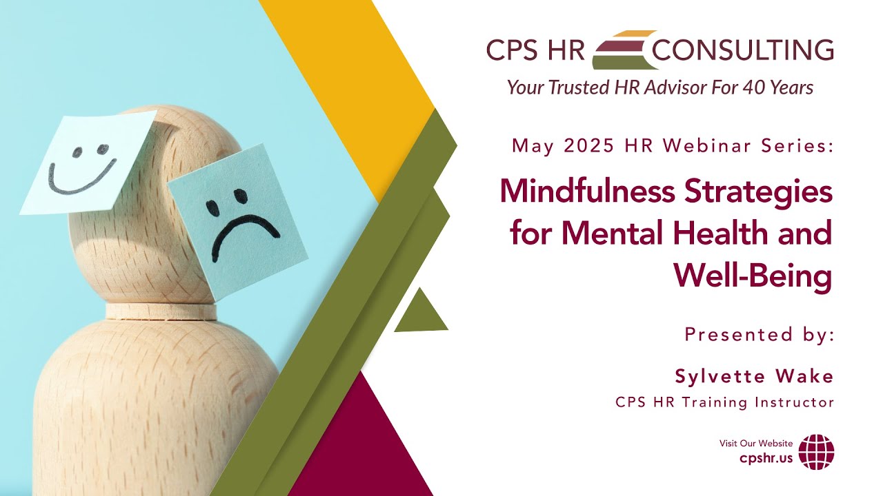 Серия вебинаров по управлению персоналом, май 2025 г.: Стратегии осознанности для улучшения психи...