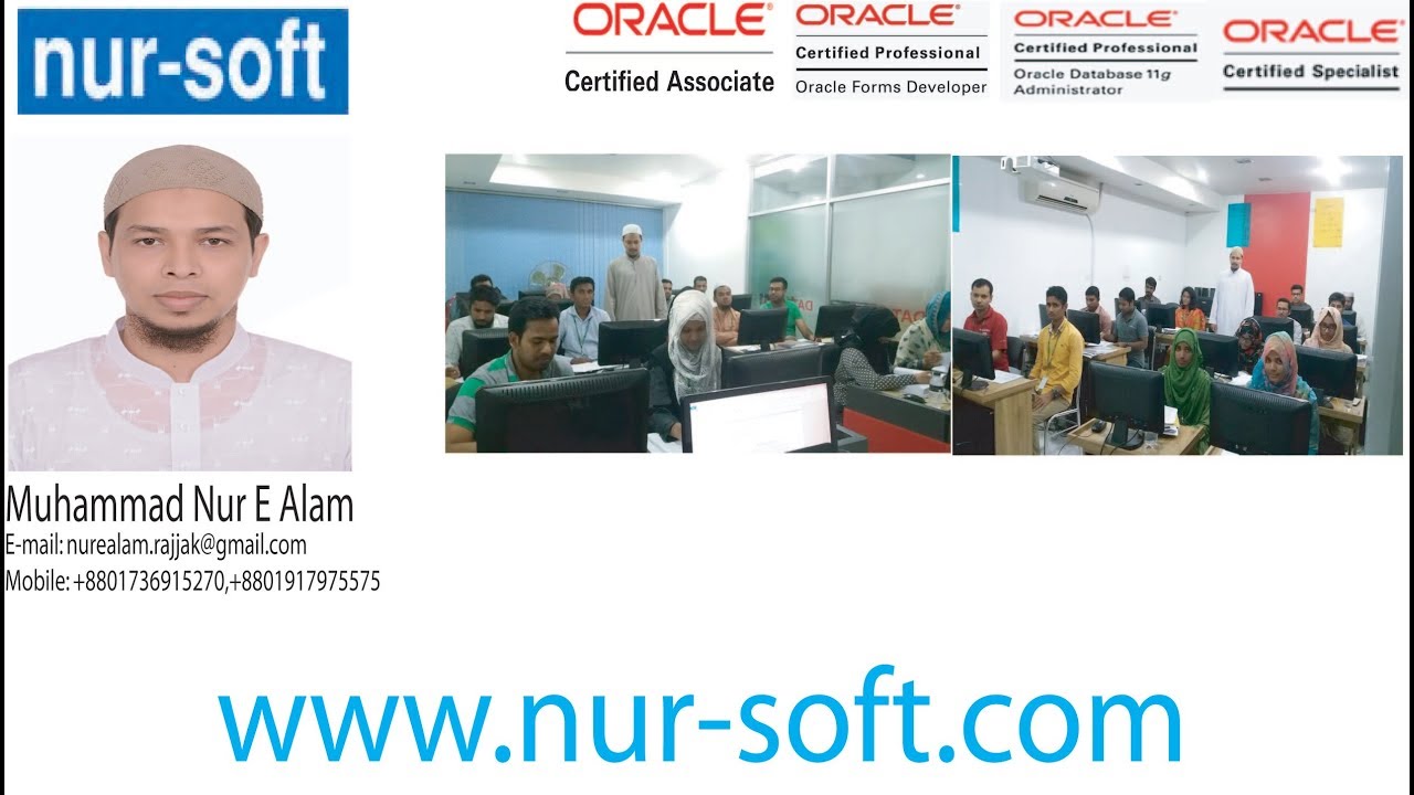 Create Login Forms Oracle 10g by Muhammad Nur E Alam from Bangladesh with Bangla