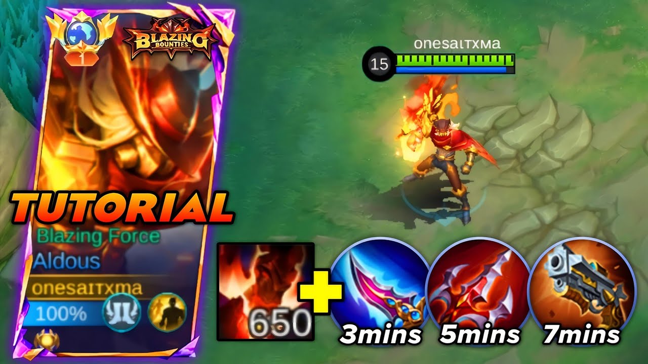 ALDOUS 650 STACK BEST TRICKS FOR FAST BUILD IN EXPLANE ROTATION THIS SEASON40!!🔥 - Mobile Legends 