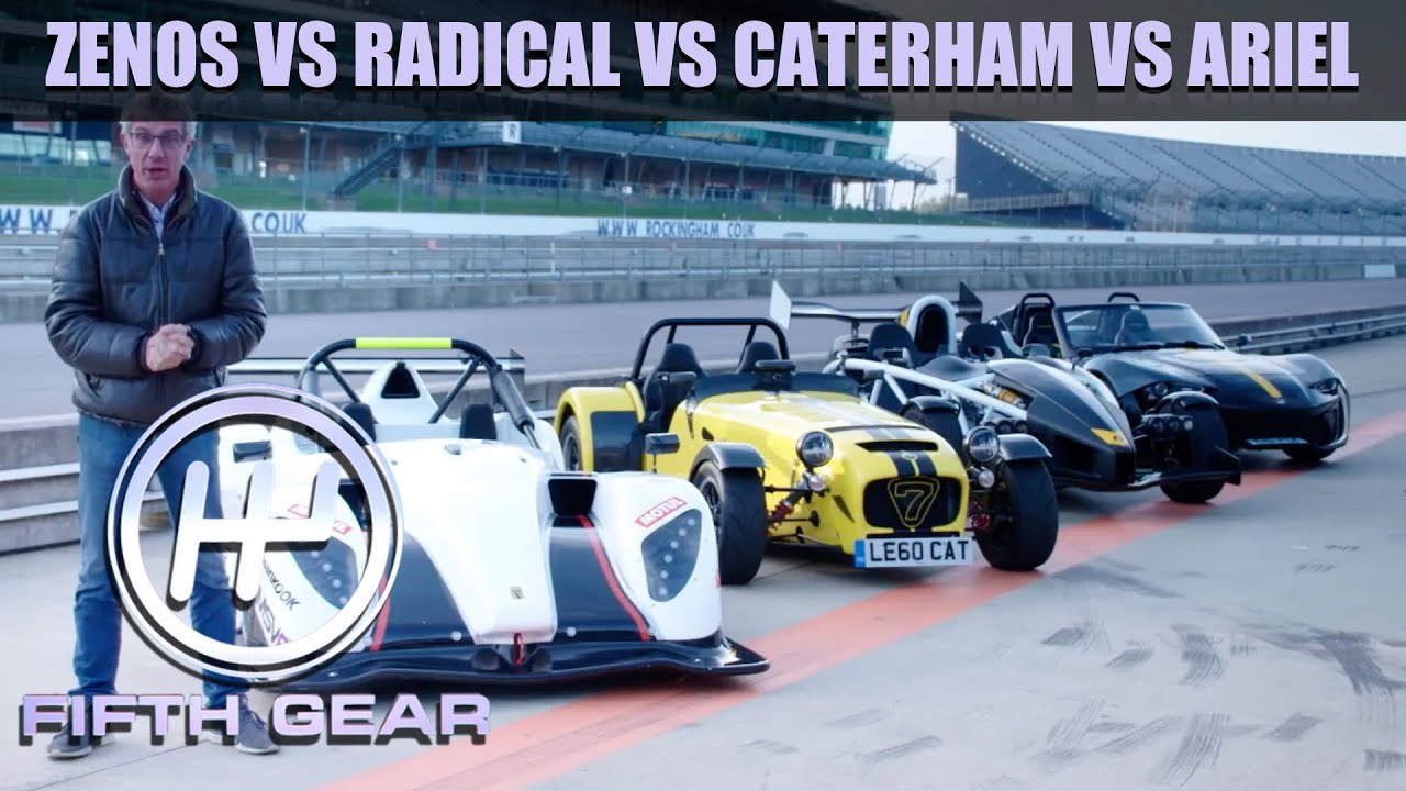 Zenos E10 R против Radical SR1 против Caterham 620R против Ariel Atom — полное испытание | Fifth ...