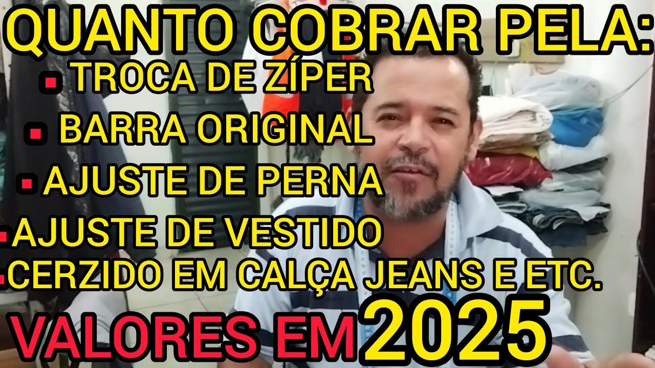 Quanto Cobrar Por Cada Conserto De Roupa #costura #jeans #dicas